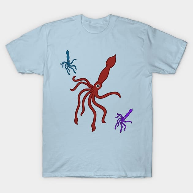 Squids T-Shirt by TheFortWildernessPodcast